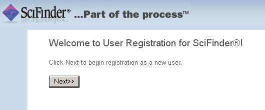 Registrierung bei CAS Für die Registrierung bei CAS gibt es einen speziellen Link: https://scifinder.cas.