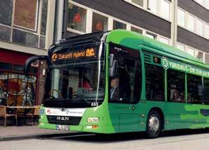 Effizienz und Umweltfreundlichkeit: ausgezeichnet! Die Zukunft der Stadtbusse heißt Hybrid.