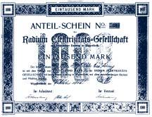 Unter der Regie der beiden Geschäftsführer Drecker und Kersting begann bei Radium nach 1904 eine enorme Entwicklung auf dem technischen Sektor.