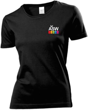 Frauen Rundhals T-Shirt Stedmann 100% Baumwolle Grammatur 155 g/m 2 ST2600 S, M, L, XL, XXL Verfügbare Farben Black
