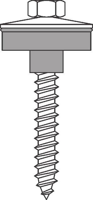 Montagezubehör für Well- und Trapezplatten Schraube mit Pilzdichtung aus Edelstahl, rostfrei für Stahlunterkonstruktion 6,3 x 38 mm 6,3 x 60 mm 6,3 x 90 mm 52,40 64,95 83,80 5,5 x 38 mm Bohrschraube