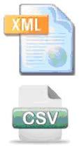 Format: CSV: Schneider Electric PAM XML: Schneider Electric Energy Operation (verfügbar ab Firmware 3.7.