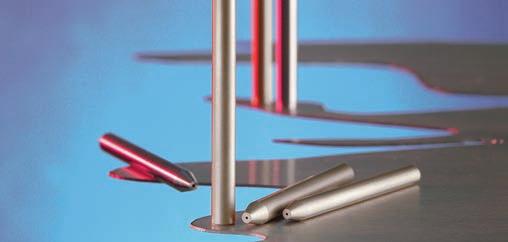 Millimeter bearbeitbar Produkte Fokussierrohre Eigenschaften der Hartmetalle Hohe Standzeit Konstante Schnittleistung Optimales Verhältnis von Härte und Zähigkeit Ausführung Einsatzfertig