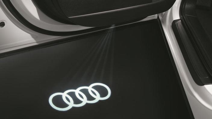 Ihre Punkte, Ihre Prämien Einstiegs-LED Audi Ringe, für Fahrzeuge mit Halogen-Einstiegsleuchten Für eine überzeugend sportliche Performance - im Zeichen der vier Ringe.