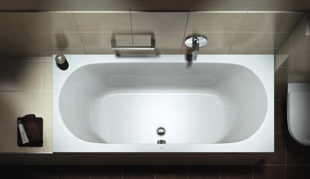DIE SCHÖNSTE FORM VON ENTSPANNUNG Die Optiset Bade- und Duschwannen-Serie bringt erfrischende Impulse in Ihr Bad.