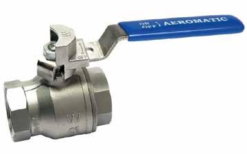 KUGELHAHN BALL VALVE 2-TEILIGE AUSFÜHRUNG 2-PARTS DESIGN EDELSTAHL VOLLER DURCHGANG STAINLESS STEEL FULL BORE 8.9350.