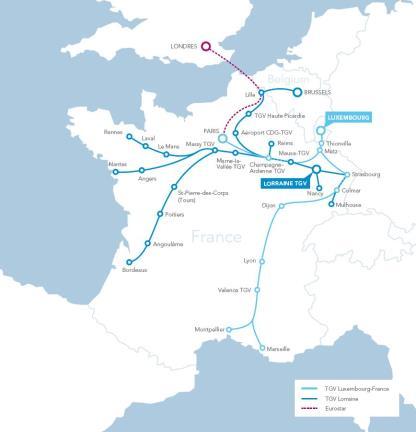 TGV GRENZÜBERGREIFEND TGV VERBINDUNG VON FRANKREICH NACH