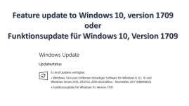 Unser Update kommt, wenn man immer schön brav alle Updates gemacht hat, zusammen mit einem neuen Windows