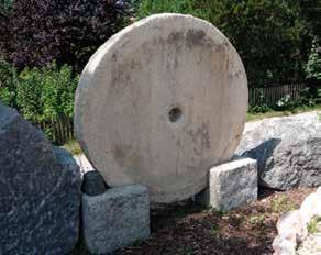 10 cm 7746 340,00 404,60 Granit Mühlstein Antik groß Zur Dekoration stehend oder liegend zu