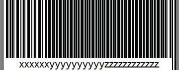 4 Betrieb Angabe auf dem Typenschild 3.6 Serialnummer Bedeutung Bar-Code mit Serialnummer, 7. bis 16.