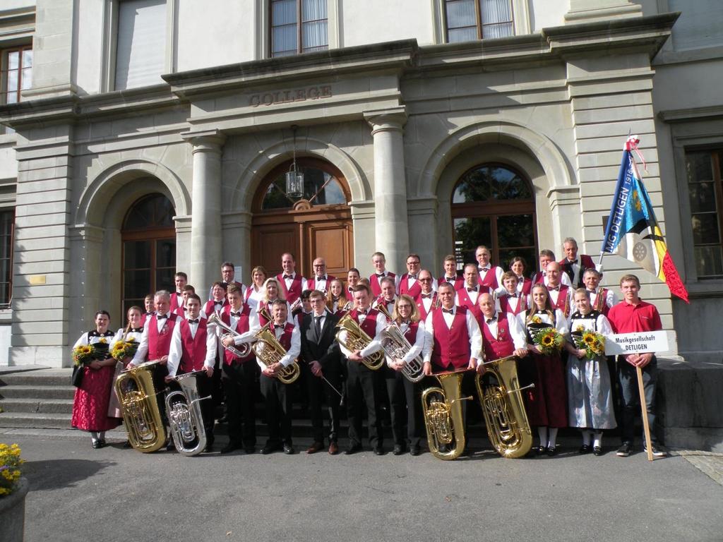 Ausgangslage Die Musikgesellschaft Detligen hat die Ehre, vom 1. - 3. Juni 2018, die Seeländischen Musiktage durchzuführen. Letztmals war dies 1991 also vor 27 Jahren der Fall.