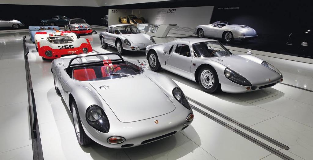 Märklin-Insider 03/2010 Szene Ausstellung Ein Besuch im Porsche Museum lohnt doppelt Ein Dorado für Porsche-Fans: Im Porsche Museum gibt es Klassiker aus der Firmengeschichte zu sehen.