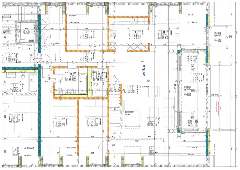 6 ½ Zimmer-Wohnung B11 NWF mit Galerie 251.50 m 2 / Balkon 16.