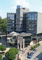 Geschäftsgebiet ist das Bankgebäude in Gelsenkirchen-
