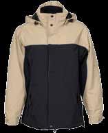 Unisex 3-in-1 jacket XS-3XL 100% nylon med PU coating Year-round jacket with