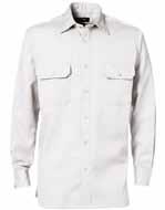 Zwei Brusttaschen mit Klappen. Mens work shirt -50 65% polyester / 35% cotton - 170 g Twill work shirt. Two breast pockets with flaps.