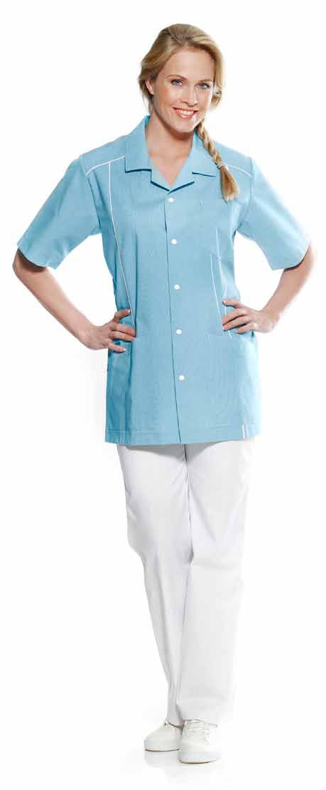 classic 17 Unisex skjorte XS-3XL 65% polyester / 35% bomuld - 180 g Skjorte med hvid piping og trykknapper. 44500 089.