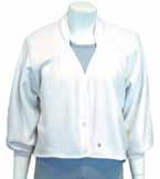 Nurses uniform 32-58 White 65% polyester / 35% cotton - 210 g Dress with upright collar and press buttons.