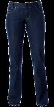 Eine Brusttasche und zwei Schubtaschen. Womens Coolmax waistcoat X S - 6 X L Dark blue denim 72% cotton / 28% Coolmax - 10 oz Long waistcoat with press buttons.