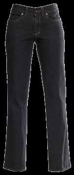 Eine Brusttasche und zwei Schubtaschen. Womens waistcoat X S - 4 X L Black denim 98% cotton / 2% lycra - 10 oz Long waistcoat with press buttons.