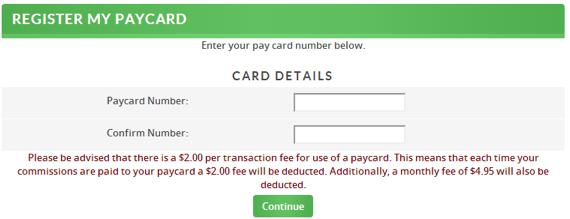 PayCard Registrierung Logge dich im Jeunesse BackOffice und dann im Wallet ein.