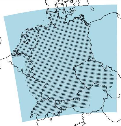 Beispiel Starkniederschlag Vergleich zweier RCP-Szenarien für einen