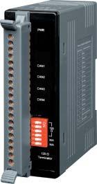0 Typ A Built-in NEC upd720114 USB 2.0 Hub Kontroller Unterstützt High Speed (480 Mbps) und Full Speed (12 Mbps) DIN-Schienenmontage Schnittstellen: 4 x CAN Kompatibilität mit CAN 2.0A und 2.