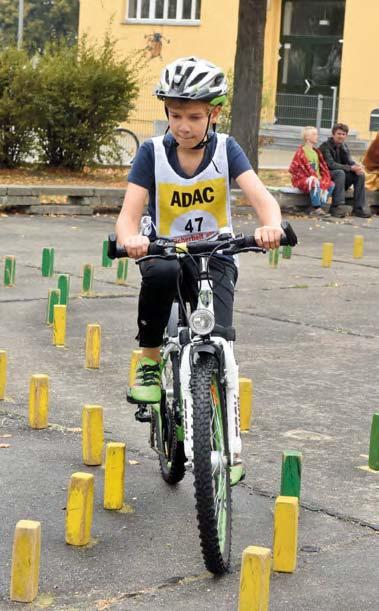 20 Den Landesausscheid des ADAC Fahrradturniers mit 47 Teilnehmern