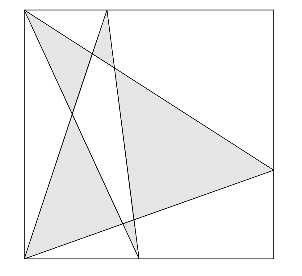 5711 Lösung 10 Punkte Die Eckpunkte des fünfzackigen Sterns sind A = S, B, C, D = P und E.