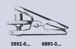 JOINT CLAMPS, steel 14/23-14/35 0889-514 7,32 24/29-24/40 0889-524 8,22 19/26-14/35 0889-519 7,80 29/32-29/42 0889-529 8,70 SICHERUNGSKLEMME ( Clipox ) für Temperaturen über 150 C / GROUND JOINT