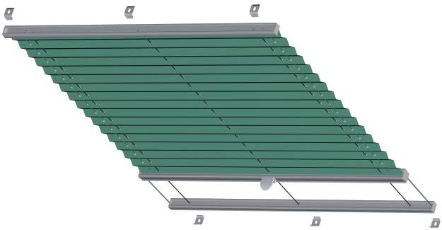 MHZ Plissee-Vorhänge/Plafond Standardformen/Modell 11-6110, 11-61 MODELLABBILDUNG 11-6110, 11-61 Modell 11-61 Deckenmontage Wandmontage 1 3 4 5 6 7 8 Modell