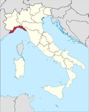 Ligurien ist eine Küstenregion im Nordwesten Italiens.