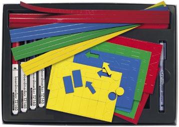 Plansets Planset 1: n Für die individuelle Planung n Inhalt: 1 Etui Boardmarker TZ 140 / 4er Set, sortiert 1 OHP-Stift edding 152 M (Schwarz) 12 Magnetstreifen (10 x 300 mm), je 3 in Rot, Blau, Grün