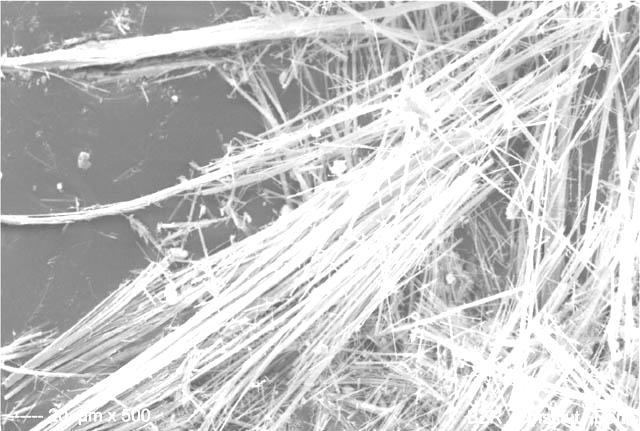 Was ist Asbest Gruppe natürlicher Mineralien Feinfaserige Struktur