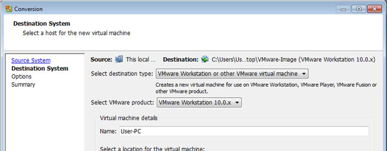 Praxistipps Abbildung 17: VMware vcenter Ziel-System Es bleibt noch auszuwählen, welcher Zielordner zum Abspeichern der neuen virtuellen Maschine verwendet werden soll.