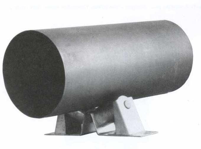 BR 103 Leichtes Bimetall-Rollenlager mit Doppelzylinderrollen als Führung für Rohrleitungen mit axialem Schub, Ausführung verzinkt zum Anschrauben.