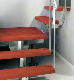 Die Treppe kann von bis Stufen individuell