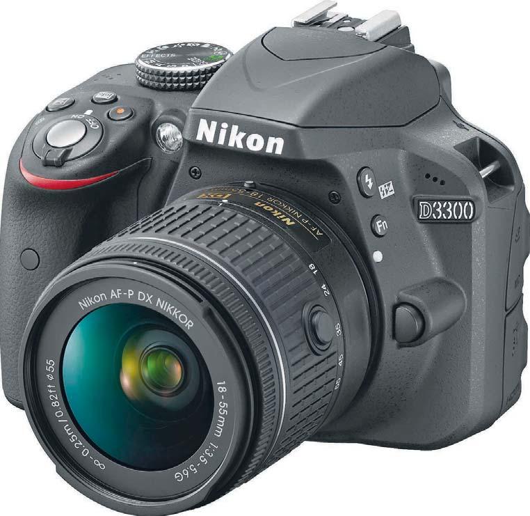 11.16 33 NIKON D 3300 + AF-P 18-55 MM FAT BOX Digitalkamera Spiegelreflexkamera 24,2 Megapixel CMOS Sensor 7,5 cm (3")