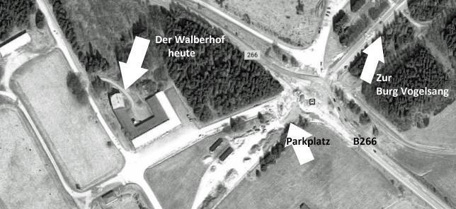 Geschichtsforum Schleiden e.v. Jahresheft 2017 Abb. 18: Die aktuelle Karte zeigt die Lage des denkmalgeschützten Resthofes (früheres Wohnhaus).