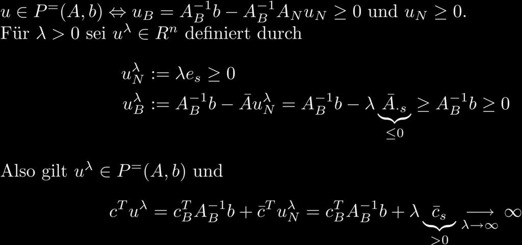 eweis: a b b A entsteht aus A durch Ersetzen der r-ten Spalte durch A qs. Es gilt A A F, wobei F 0 0 ā s..... 0 0 ā r,s ā rs ā r+,s 0 0.