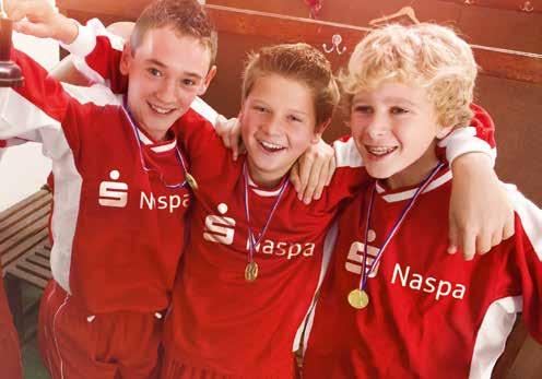 Für unsere neu formierte D-Jugend Mannschaft Mit der Naspa erleben Sie große Erfolge.