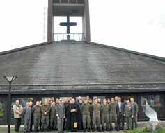 (Foto rechts) Ein weiterer Höhepunkt in diesem Monat war die Feier des silbernen Priesterweihejubiläums des Militärpfarrers MilDekan P. Gabriel Maximinius Reiterer OSB. Am 16.