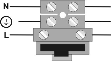 5 Anschlussklemmleiste für den Notstromakku. 2 3 5 8 6 Anschlussklemmleiste für die Bedienteile. 7 Anschlussklemme für die zusätzlichen Transistorausgänge oder dem optionalem Relaismodul.
