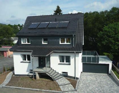 Solare Trinkwarmwasserbereitung und Heizungsunterstützung T T5 Die energetische Sanierung im Gebäudebestand kann in vielen Fällen auch mit Solarthermie-Anlagen unterstützt werden.