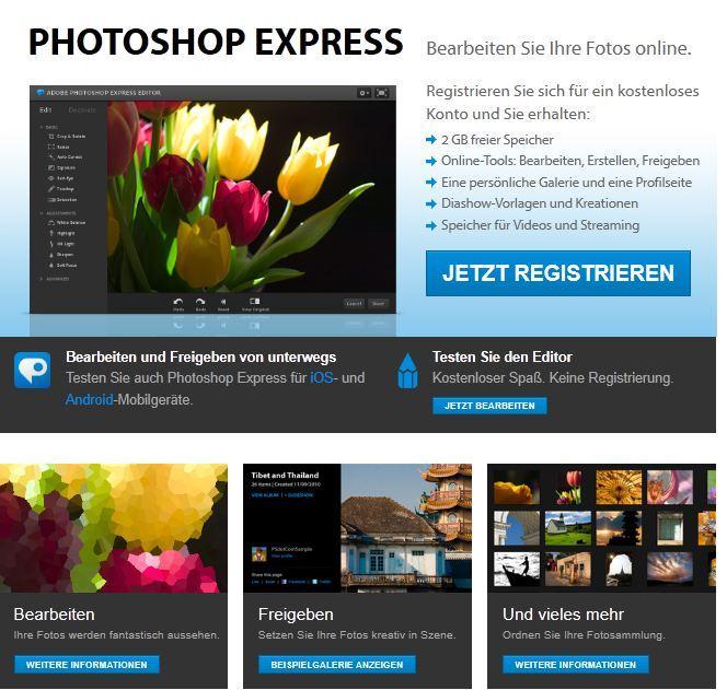 Kurzanleitung: Bildbearbeitung mit dem Photoshop Express Editor Stand: September 2011 Jan Oesch, PHBern, Institut Sekundarstufe II Das Programm Photoshop von Adobe zählt seit Jahren zu den führenden