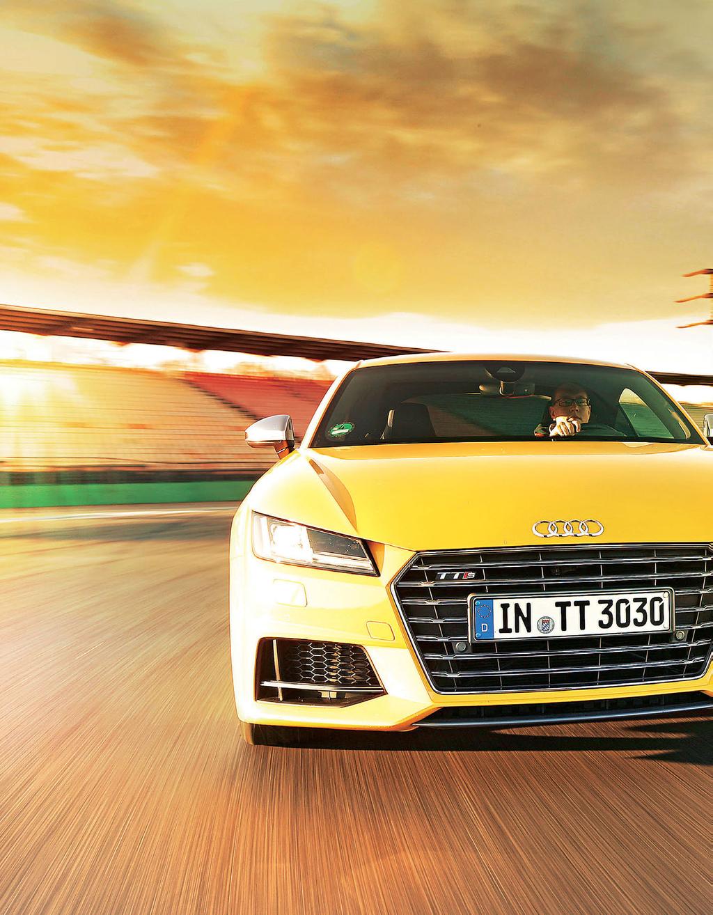 Vergleichstest Audi TTS Coupé und Porsche Cayman GTS Zorn im Auge Mit 310 PS starkem Turbomotor, abgesichert durch serienmäßigen Allradantrieb,