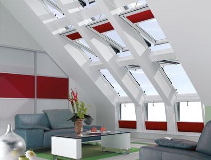 Produktinformation Designo Wohn-Fassadenanschlussfenster Kein Dachraum ist wie der andere.