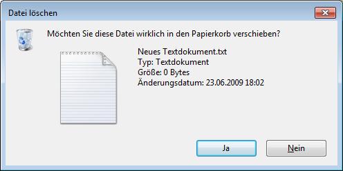 Ordner und Dateien PC EINSTEIGER 3.2.3 Dateien löschen Wenn eine Datei an sicherer Stelle abgelegt (gespeichert) wurde, kann sie jederzeit wieder aufgerufen und weiterbearbeitet werden.