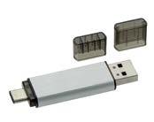 01 02 USB 130 131 Hochwertiges Alugehäuse Switch 01 USB GEMINI Kombination aus Typ A und C-USB. Mit praktischen Verschlusskappen an beiden Seiten.