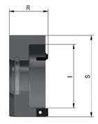 Hartmetall-Mitnehmer-Platten 6 x 3,2, Rechts- und Linkslauf, spielfreie Ausführung Id.-Nr. Spannkreis-Ø S mm Drehbereich Richtwert I mm R mm V mm Zugeh.